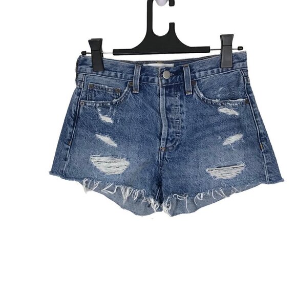 ARITZIA Denim Forum The Ex Boyfriend Short Size 24 - Picture 2 of 6